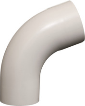 Rørvinkel 70° hvit